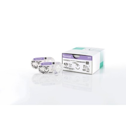 Picture of Novosyn Violet 4-0 DS 24mm 70cm Suture