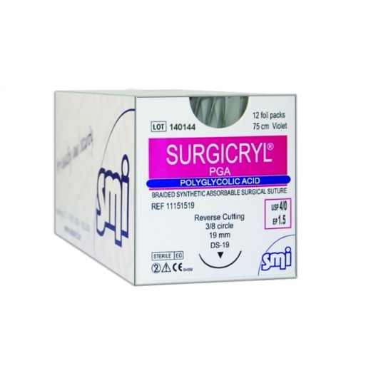 Picture of Surgicryl PGA 3-0 19mm 75cm Suture