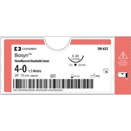Picture of Biosyn 3-0 C-13 19mm 75cm Beige Suture