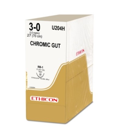 Picture of Catgut Chrome 3-0 17mm RB-1 70cm