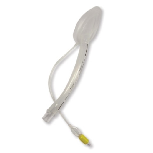 Picture of Laryngeal Airway Mask Silicone Disposable Size 4 Yellow