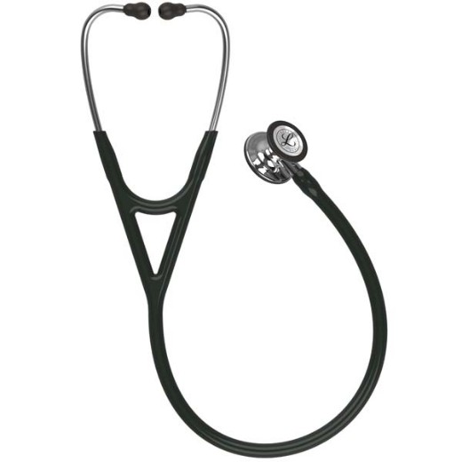 Picture of 3M Littmann 6177 Cardiology IV Stethoscope - High-Polish Mirror Chestpiece; Black Tube; Mirror Stem; Mirror Headset