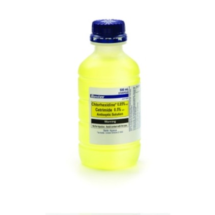 Picture of Chlorhexidine 0.015% Cetrimide 0.15% 100ml Yellow