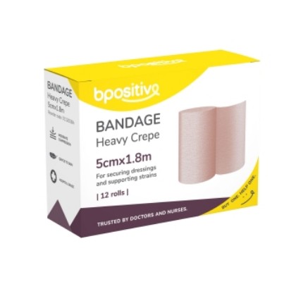 Picture of Bpositive Bandage Heavy Crepe 5cm X 1.8m