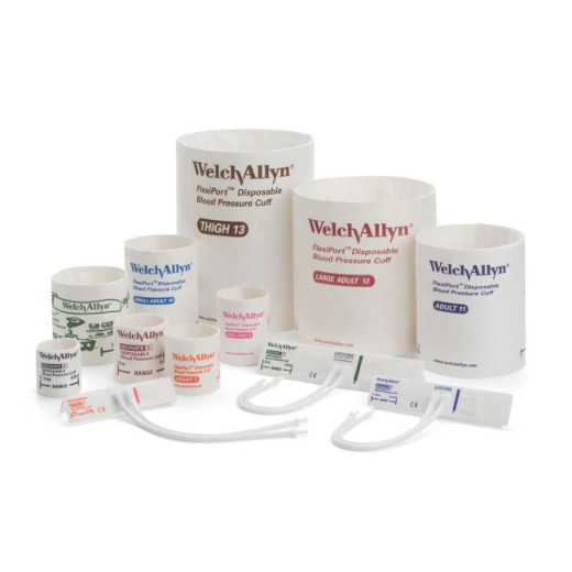 Picture of Welch Allyn Flexiport Disposable Cuff - Adult; Size 11; 25-34cm