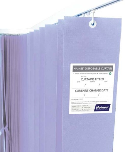Picture of Curtains Disposable 7.5m X 2m Lilac