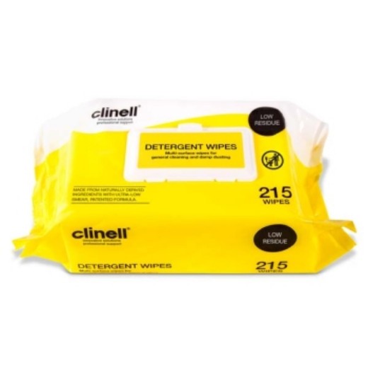 Picture of Clinell Detergent Wipes 215pk