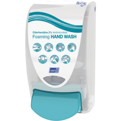 Picture of Cutan Wall Mount Dispenser For 2% Chlorhexidine Skin Cleanser 1L