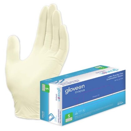 Picture of Innova Latex Powder Free Exam Glove Small