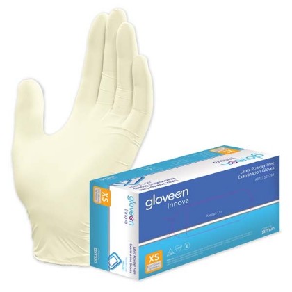 Picture of Innova Latex Powder Free Exam Glove X-Small