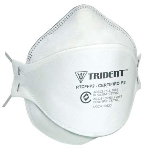 Picture of Trident P2 Level 3 Surgical Respirator Mask - X Small With Head Strap