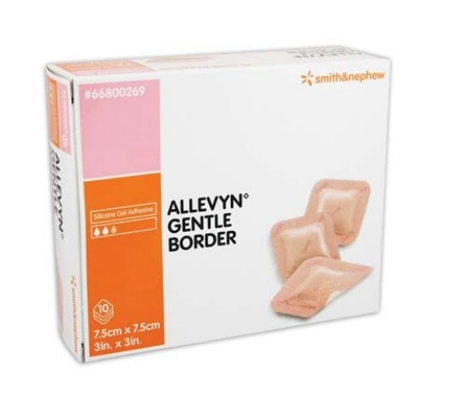Picture of Allevyn Gentle Border Dressing 7.5 X 7.5cm