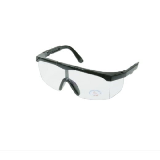 Picture of Glasses Safety Black Frame