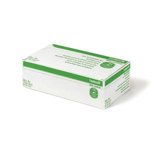 Picture of Leukosilk High Strength Hypoallergenic Adhesive Silk Tape 2.5cm X 5m