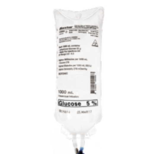 Picture of Viaflex 5% Glucose IV Solution 1000ml