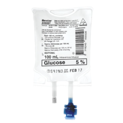 Picture of Viaflex 5% Glucose I.V. Solution 100ml