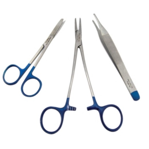Picture of Suture Pack 5 Sayco With SH/BL Scissors - Single Use Sterile