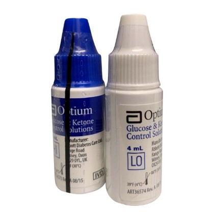 Picture of Test Glucose & Ketone Optium Hi Low Solution