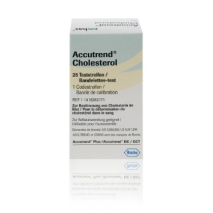 Picture of Accutrend Cholesterol 25 Test Strips