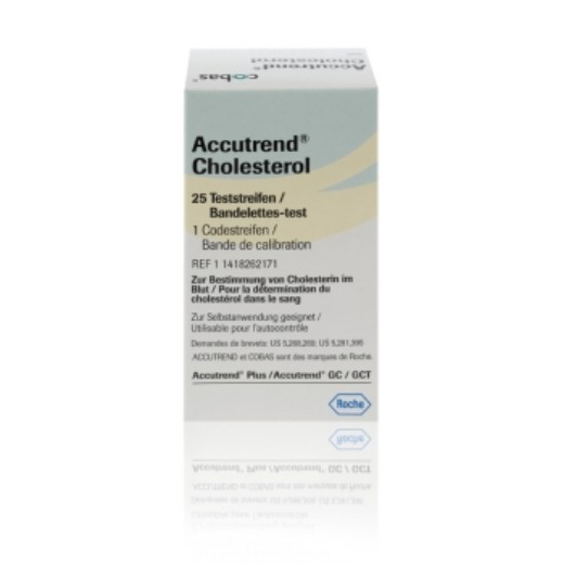 Picture of Accutrend Cholesterol 25 Test Strips