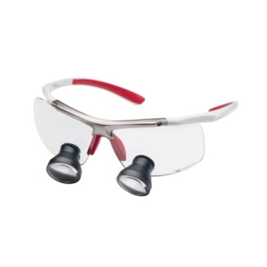 Picture of Binocular Loupe Techne 2.5x450mm Red MDM