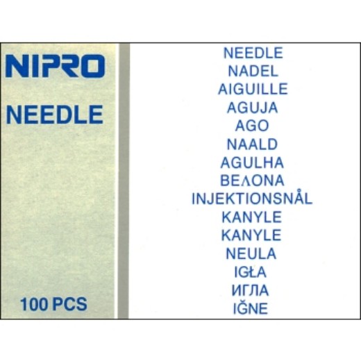 Picture of Needle 27g X 1.5" (38mm) Nipro