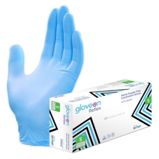 Picture of Reflex Nitrile Exam Glove Powder-Free - Small