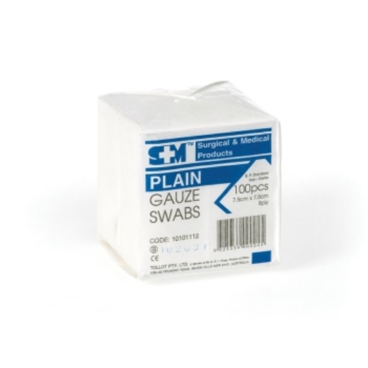 Picture of Gauze Squares 10 X 10cm 8 Ply Non-Sterile