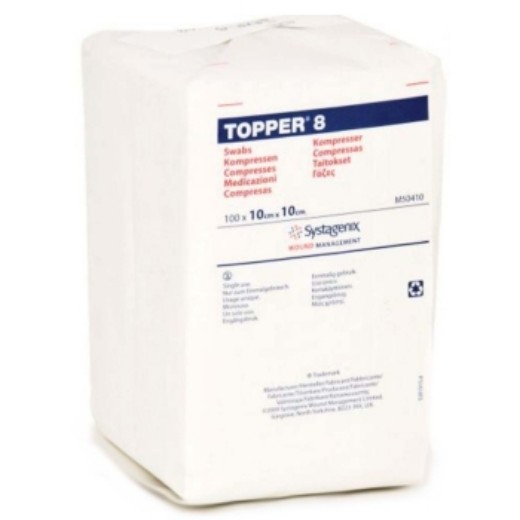 Picture of Topper 8 Non Woven Gauze 10cmx10cm Non-Sterile