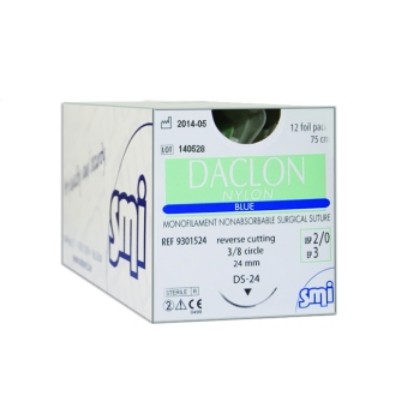 Picture of Daclon Nylon 3-0 19mm RC 75cm Blue