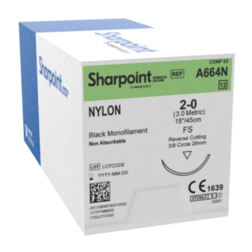 Picture of Sharpoint Nylon 10-0 5mm M.E.T. Point 2.5cm Brm5