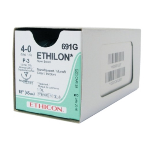 Picture of Ethilon 4-0 19mm PS-2 45cm