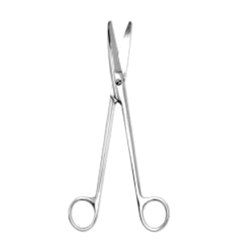 Picture of Sims Uterine Scissors Curved Bl/Bl 20cm Armo