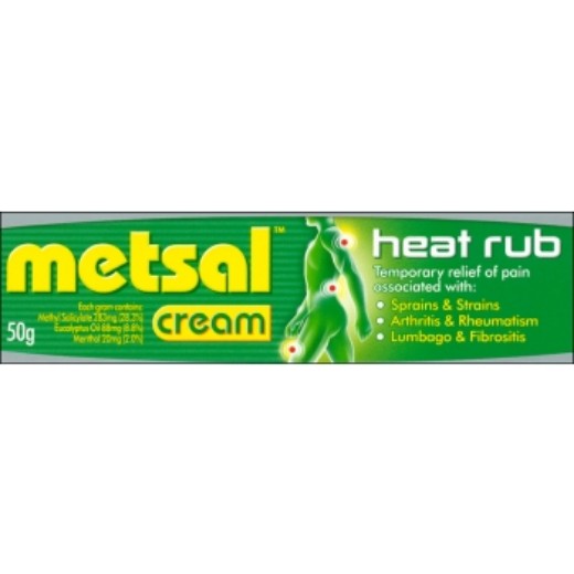 Picture of Metsal Heat Rub Cream 50g