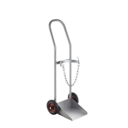 Picture of Oxygen Trolley Cylinder Size D Stainless Steel