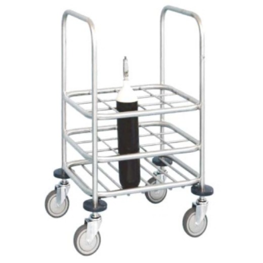 Picture of Cylinder "c" Sized 12 Bottle Storage Trolley