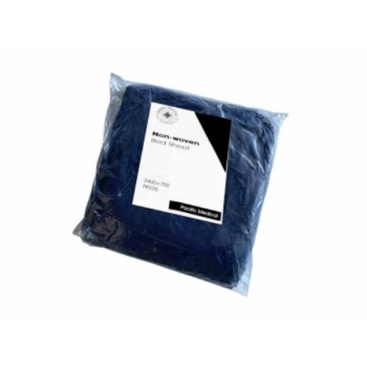 Picture of Bed Sheet Flat 240 X 70cm Non-woven Universal Navy Blue