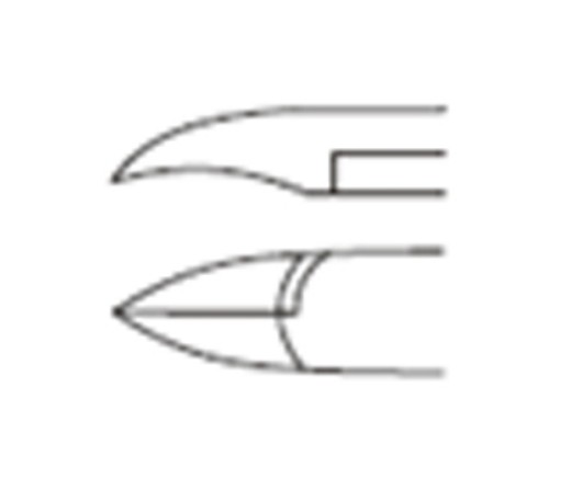 Picture of Nail Nipper Barrel Spring Lap-Joint Double Spring Plain Handle With Lock Satin Finish 13.5Cm