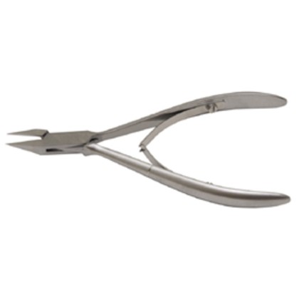 Picture of Ingrown Nail Nipper Fine Jaw Box-Joint Double Springed Plain Handle Satin Finish 15Cm
