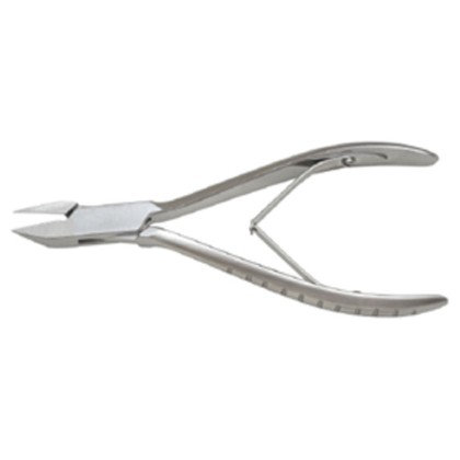 Picture of Ingrown Nail Nipper Fine Jaw Box-Joint Double Spring Plain Handle Satin Finish 15Cm