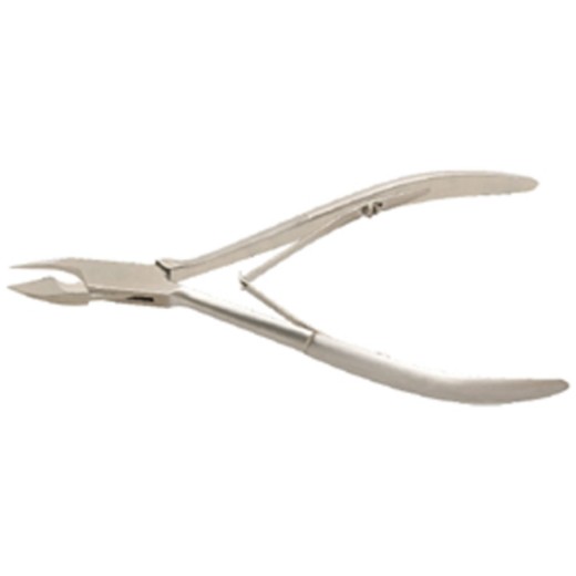 Picture of Cuticle Nipper Box-Joint Plain Handle Satin Finish Double Spring 12Cm 11Mm Jaw
