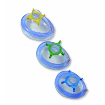 Picture of Anaesthesia/Resuscitator Mask - Child Green Size 3 Single-Use