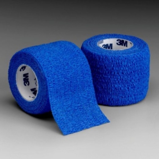 Picture of Coban Blue 7.5cm X 2m Elastic Cohesive Bandage