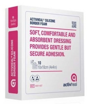 Picture of ActivHeal Silicone Foam Border 10 X 10cm