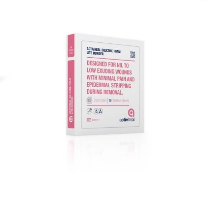 Picture of ActivHeal Silicone Adhesive Foam Lite Border 5.5 X 12cm