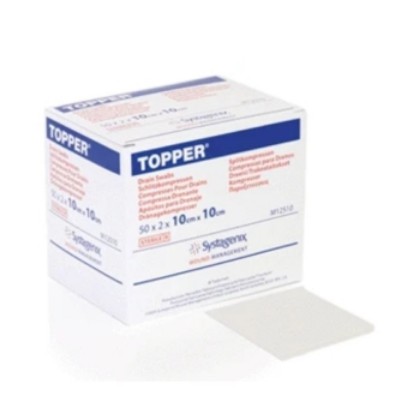 Picture of Topper Drain Sterile Swab 10cmx10cm 100 Ct