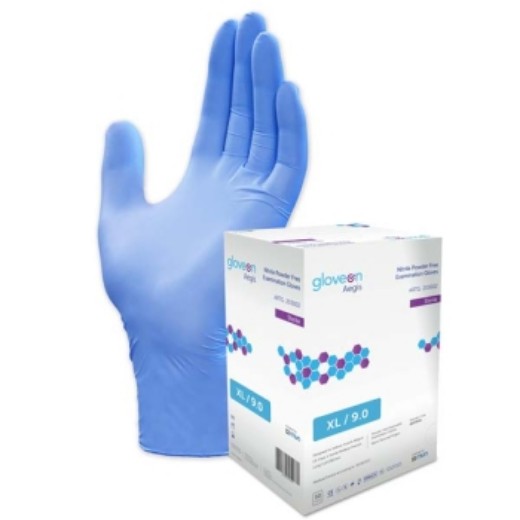 Picture of Aegis Nitrile Exam Gloves Sterile Powder Free X-Large