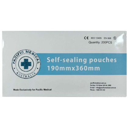 Picture of Autoclave Pouch 190 X 360mm Self Seal Pacific