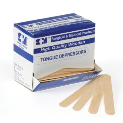 Picture of Tongue Depressor Wooden Aaxis