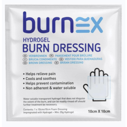 Picture of Burnex Hydrogel Dressing 10cm X 10cm
